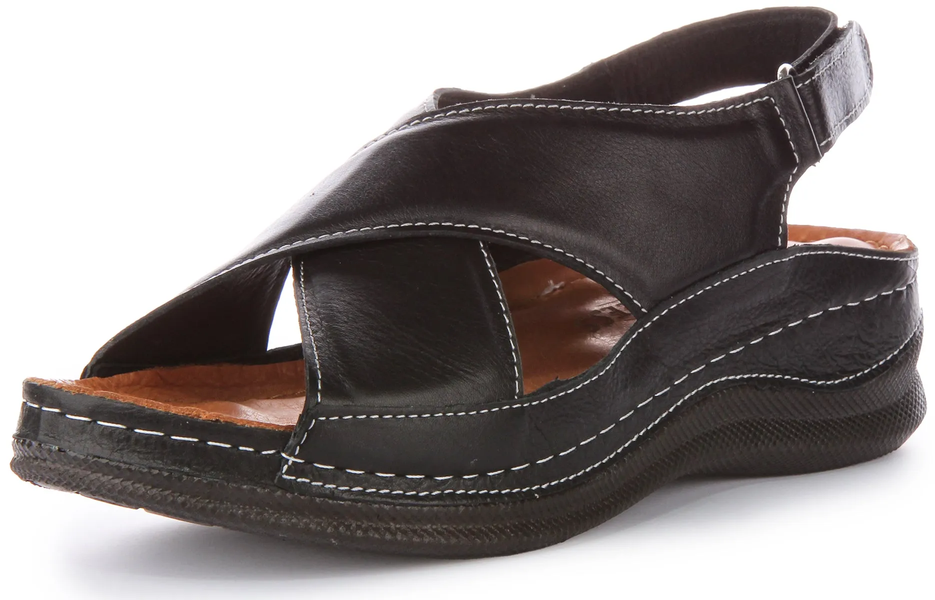 Justinreess England Yuna Sandal In Black | Secret Sale