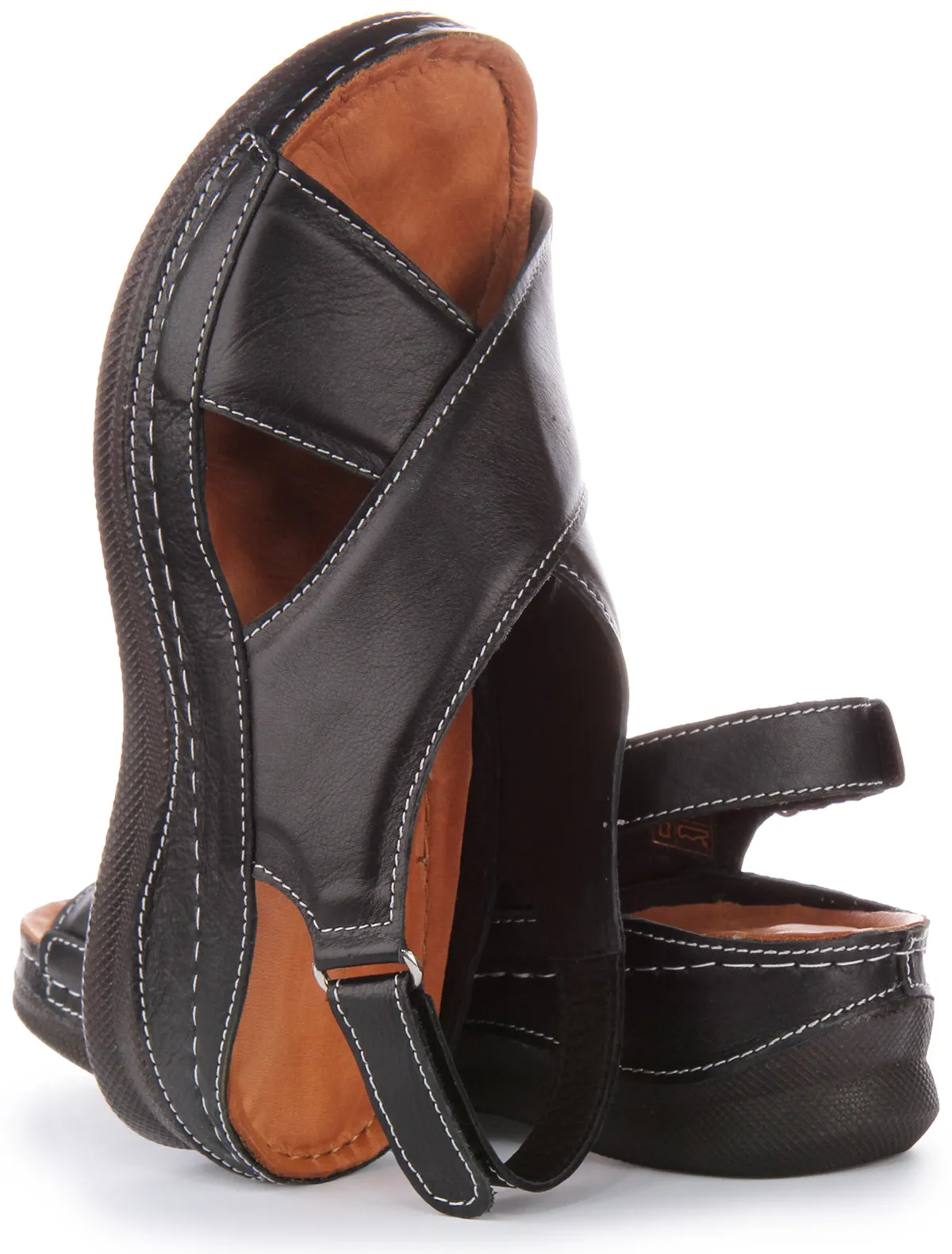 Justinreess England Yuna Sandal In Black | Secret Sale