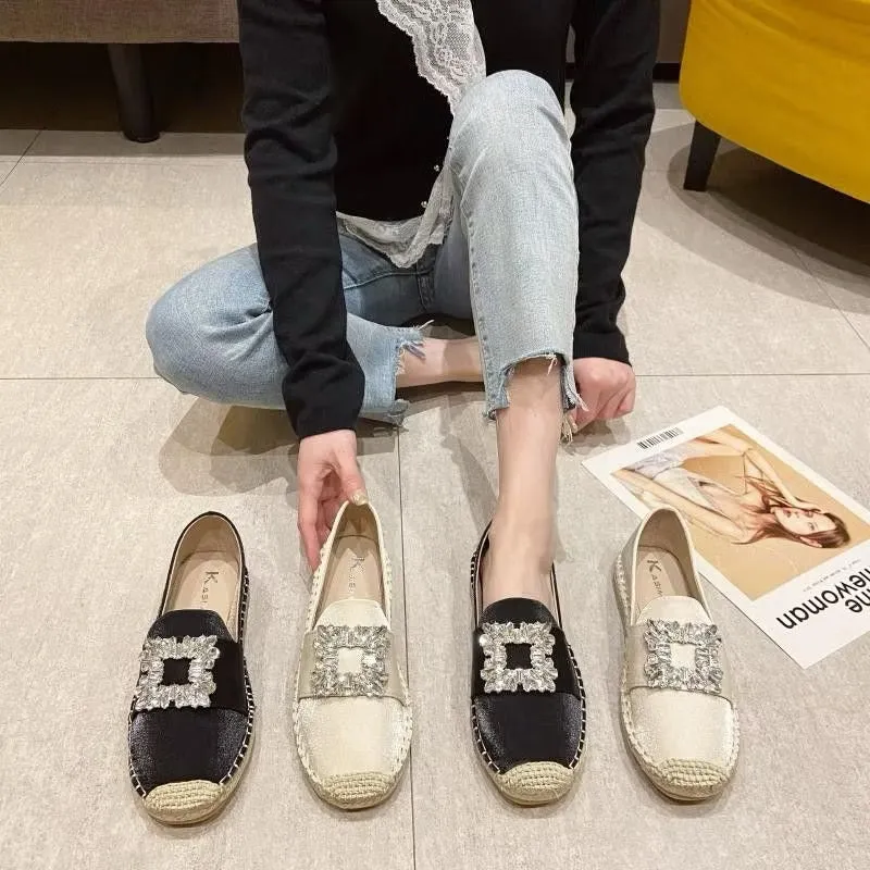 Jute loafers