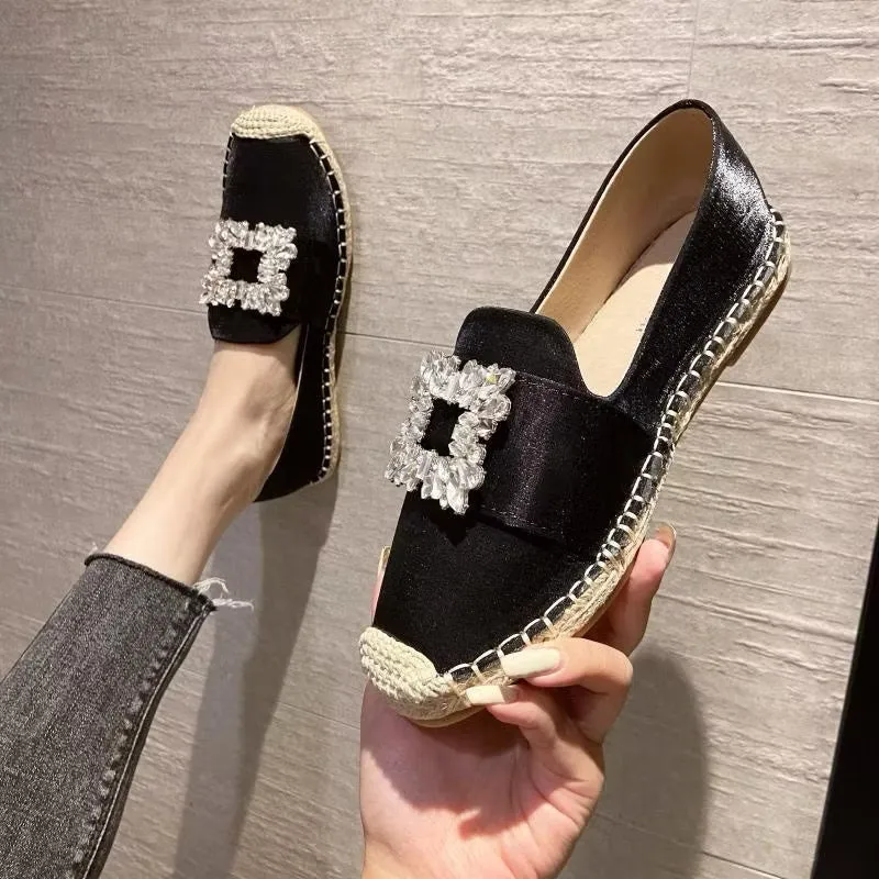 Jute loafers