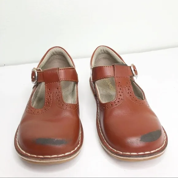L'AMOUR Frances T-Strap Perforated Mary Jane Shoe