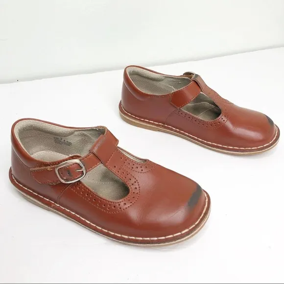 L'AMOUR Frances T-Strap Perforated Mary Jane Shoe