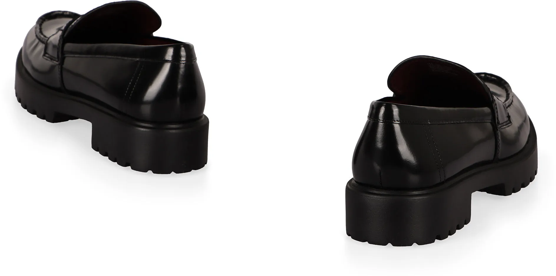 Leather loafers