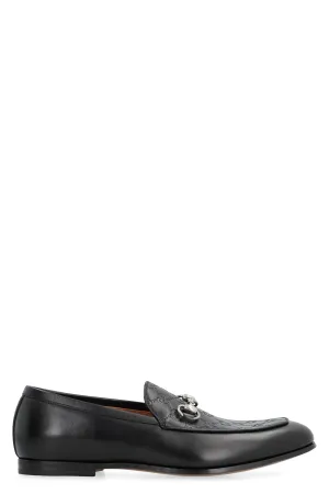 Leather loafers