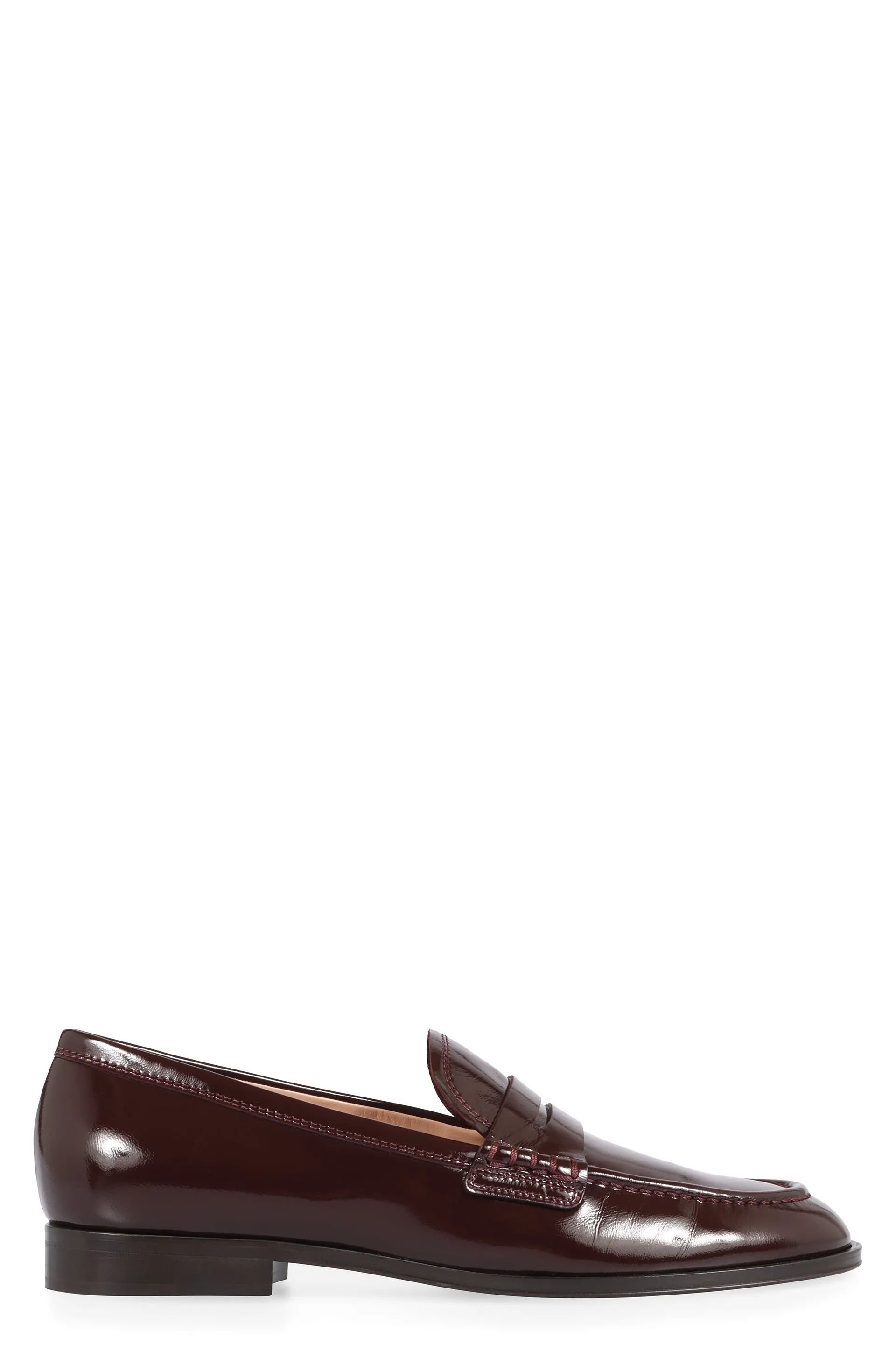 Leather loafers