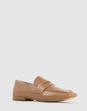 Leather loafers