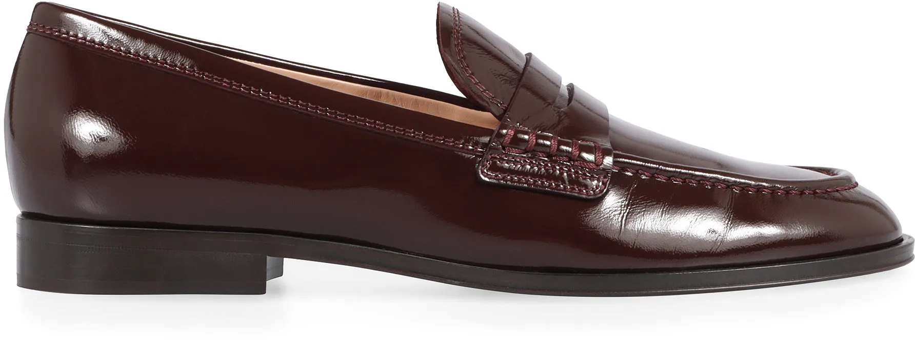 Leather loafers