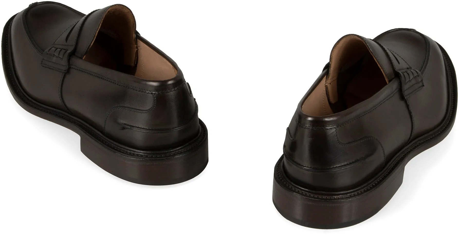 Leather loafers