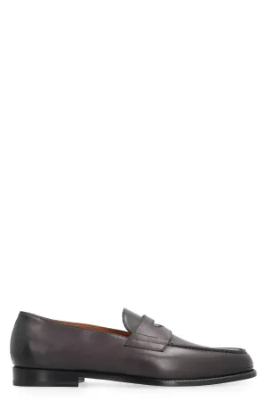 Leather loafers