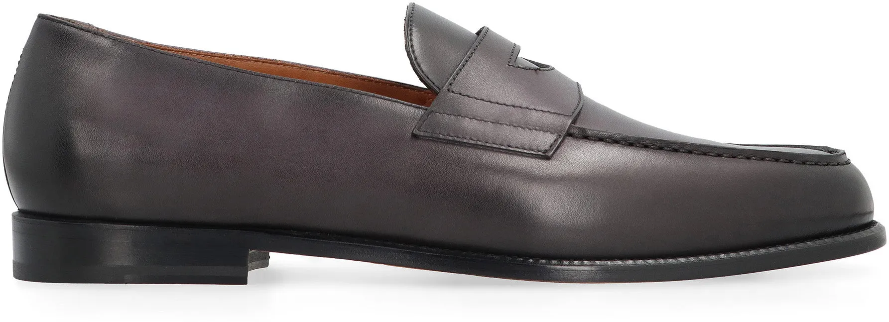 Leather loafers