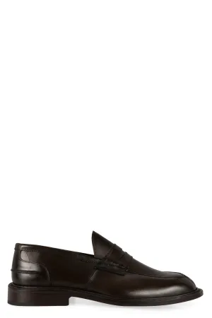 Leather loafers