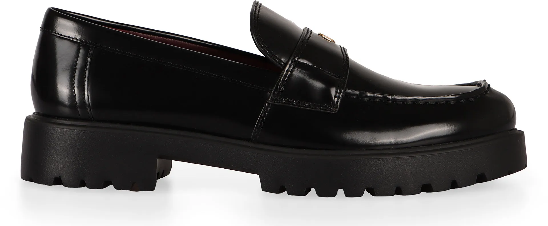Leather loafers