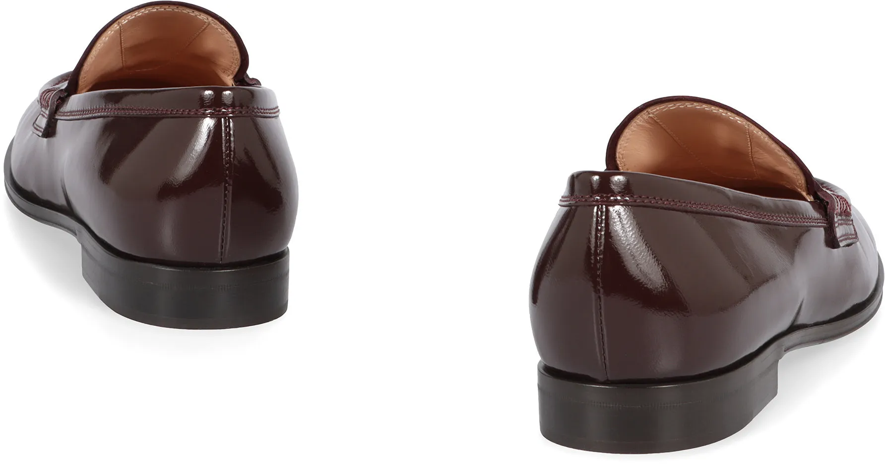 Leather loafers