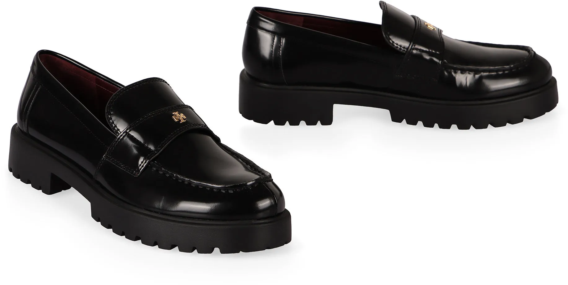 Leather loafers