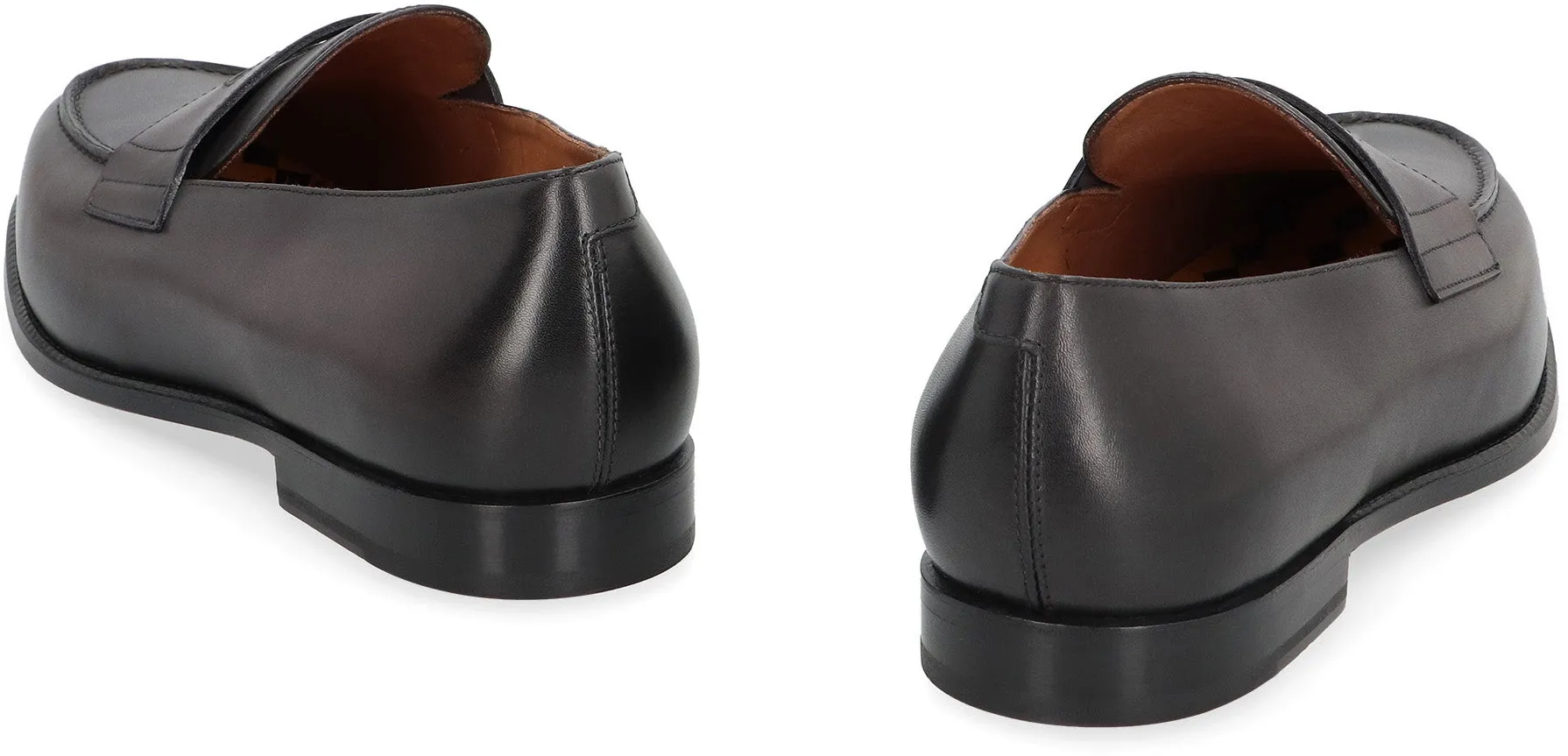 Leather loafers