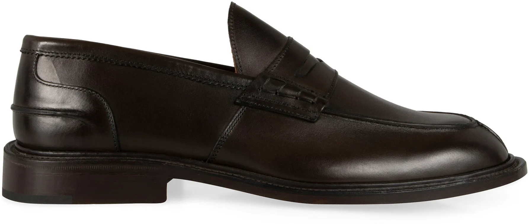 Leather loafers