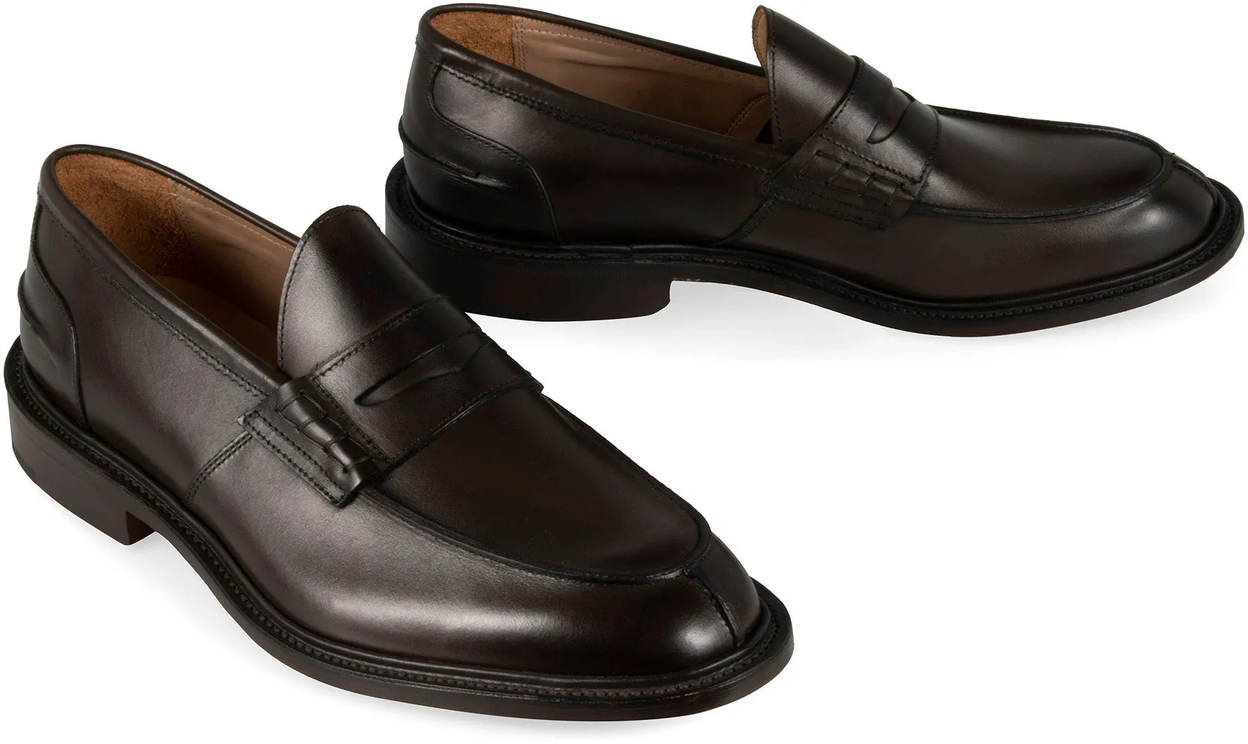 Leather loafers
