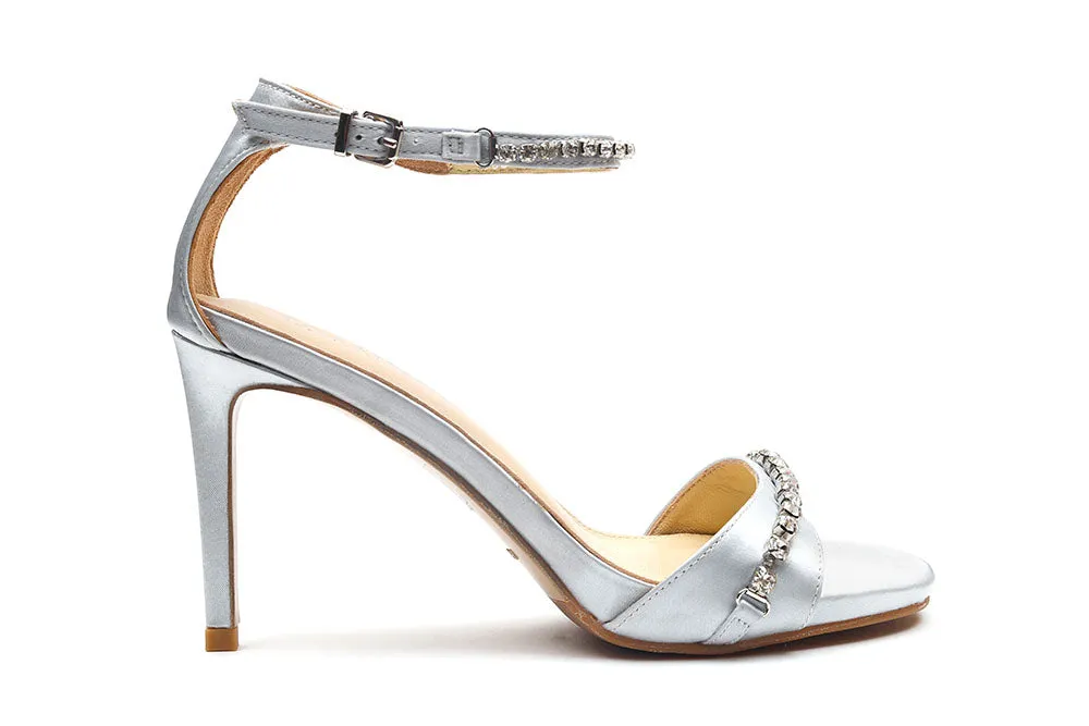 Leather Sandal High Heels