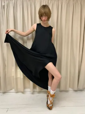 Leather tie sandals, 41