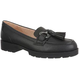 LifeStride Womens Logan Tassel Faux Suede Loafers