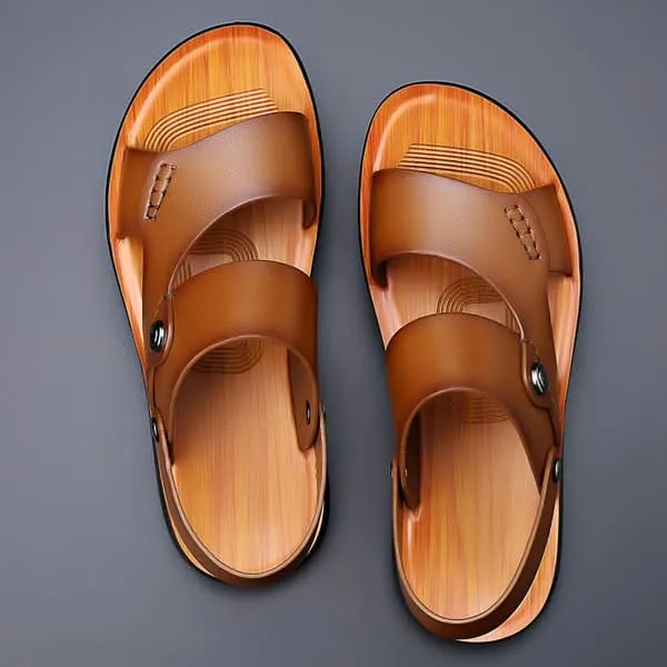 Luxe Avenwood Leather Sandals