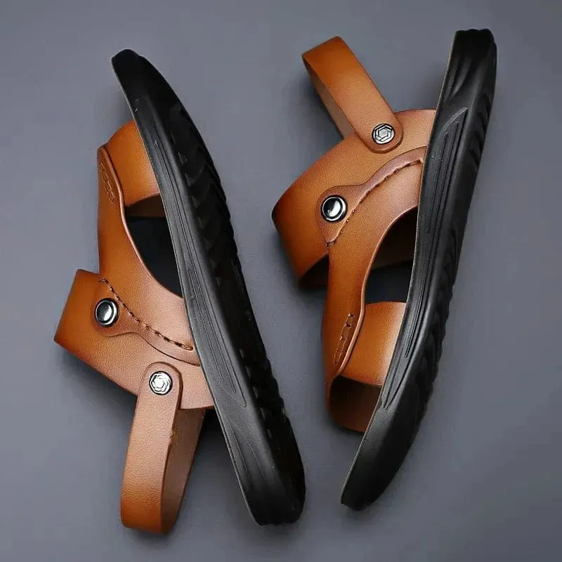 Luxe Avenwood Leather Sandals