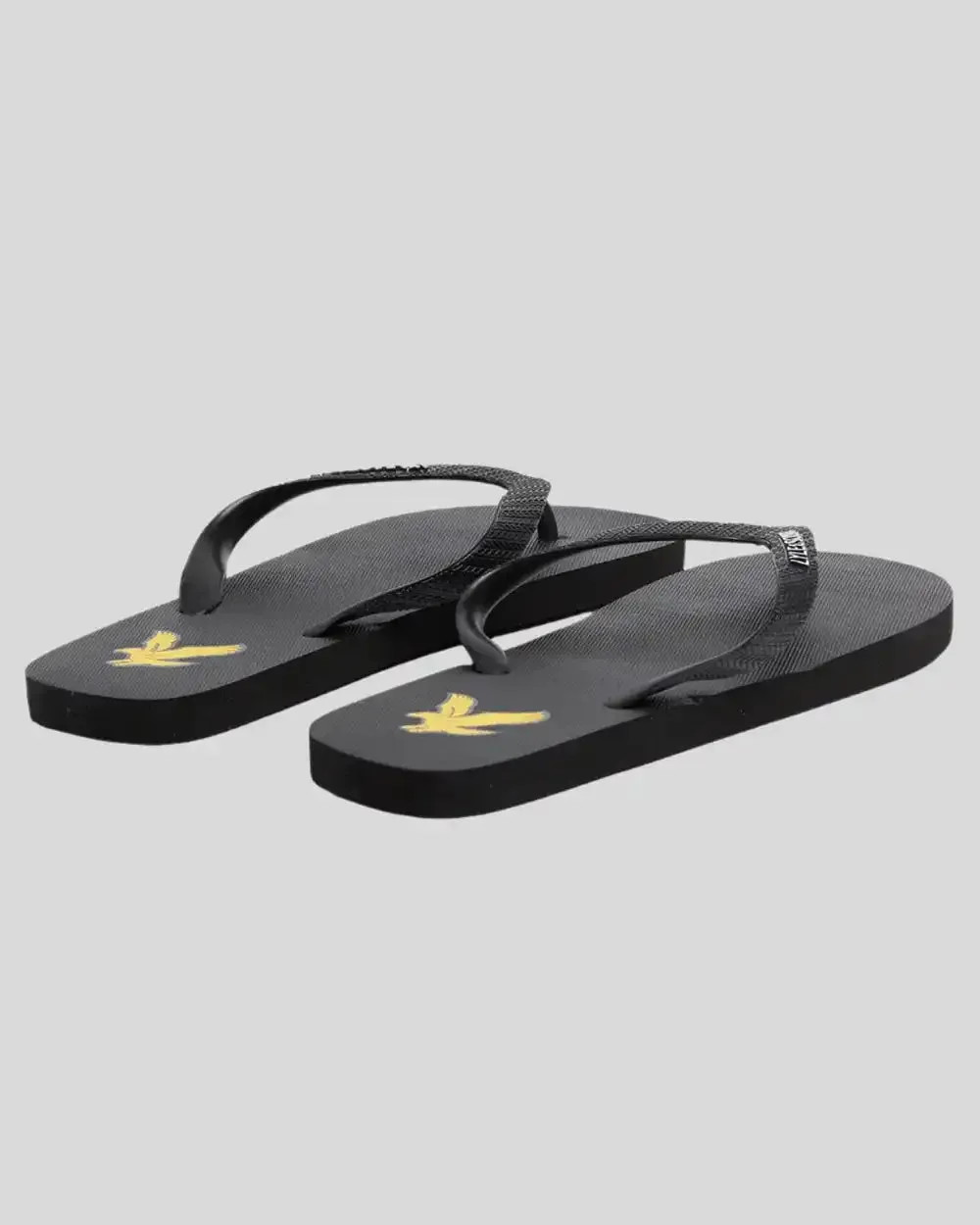 Lyle & Scott Mens Flip Flops Jet Black