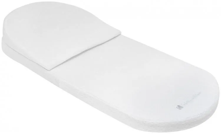 Memory foam carrycot mattress with pillow