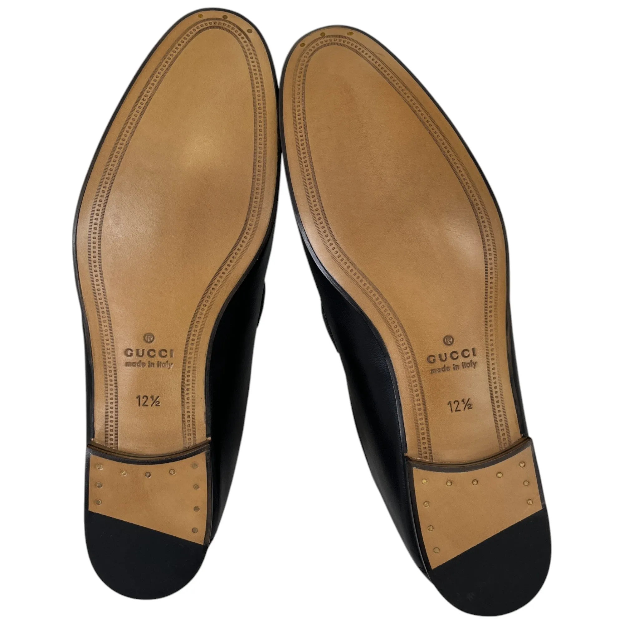 Men's Web Horsebit Loafers Black Size EU 46.5 / UK 12.5