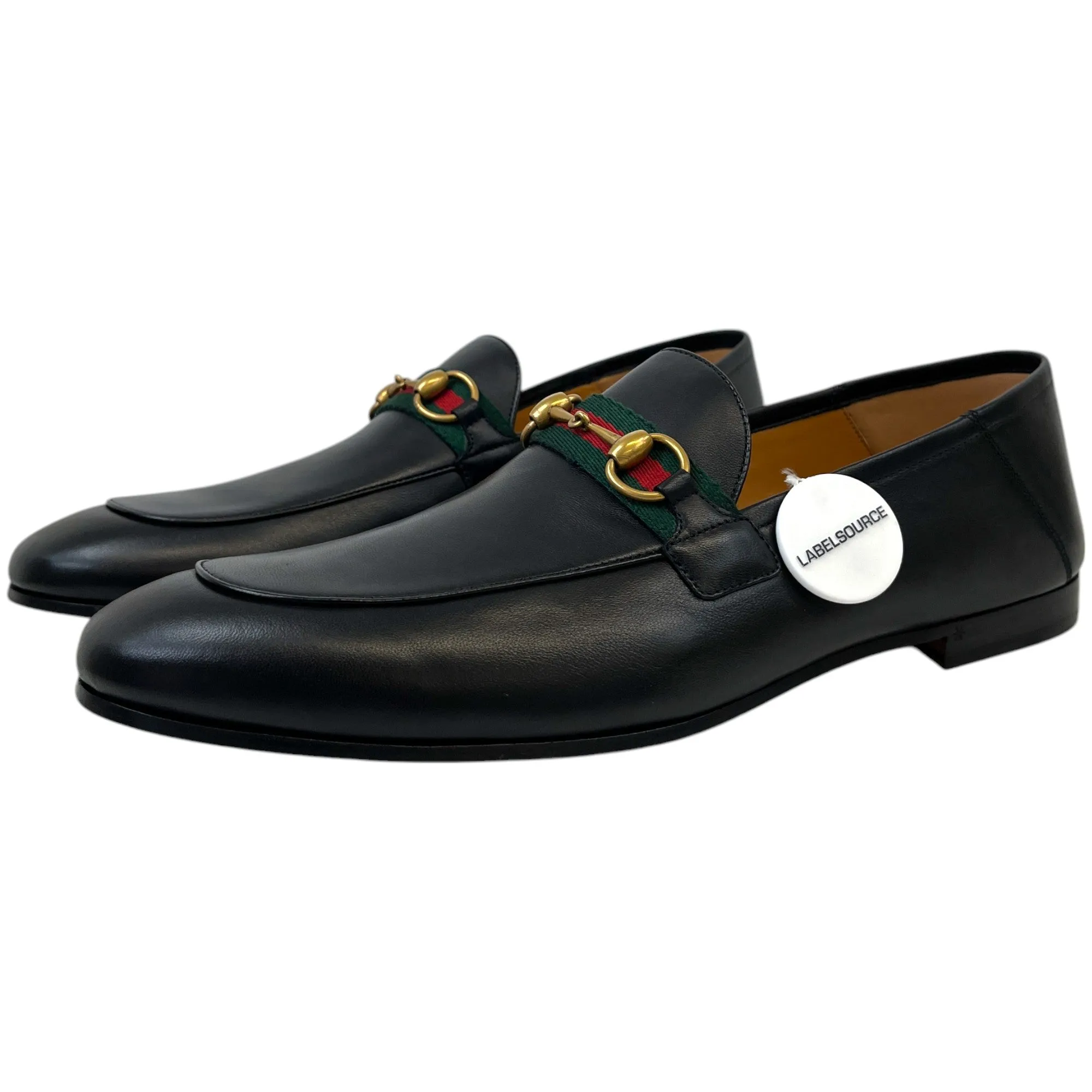 Men's Web Horsebit Loafers Black Size EU 46.5 / UK 12.5