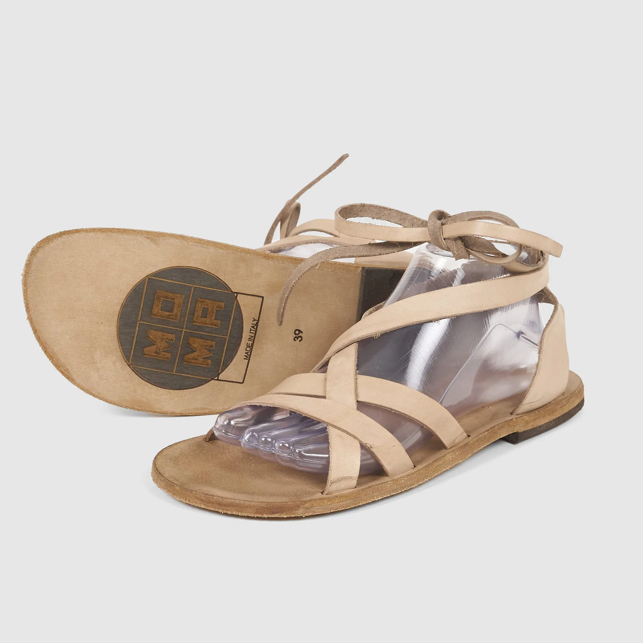 Moma Ladies Spring Mastice Leather Sandals