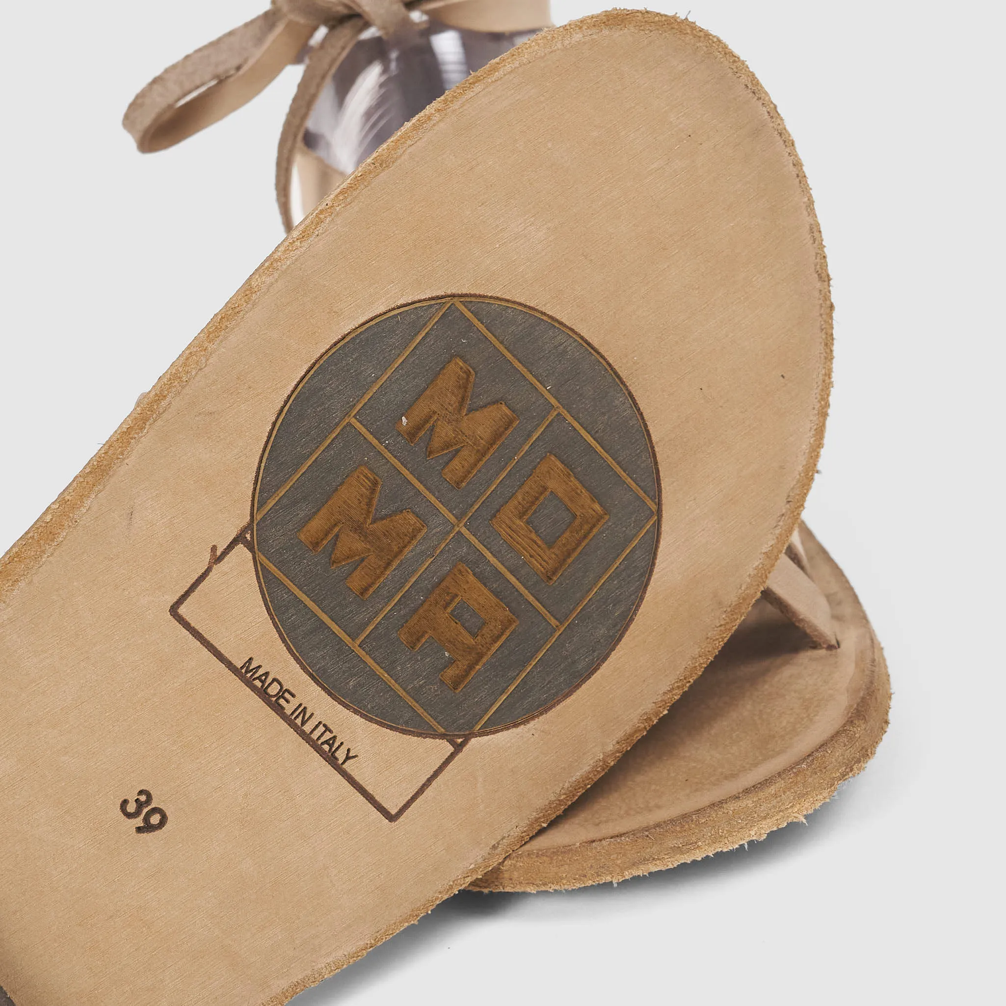 Moma Ladies Spring Mastice Leather Sandals