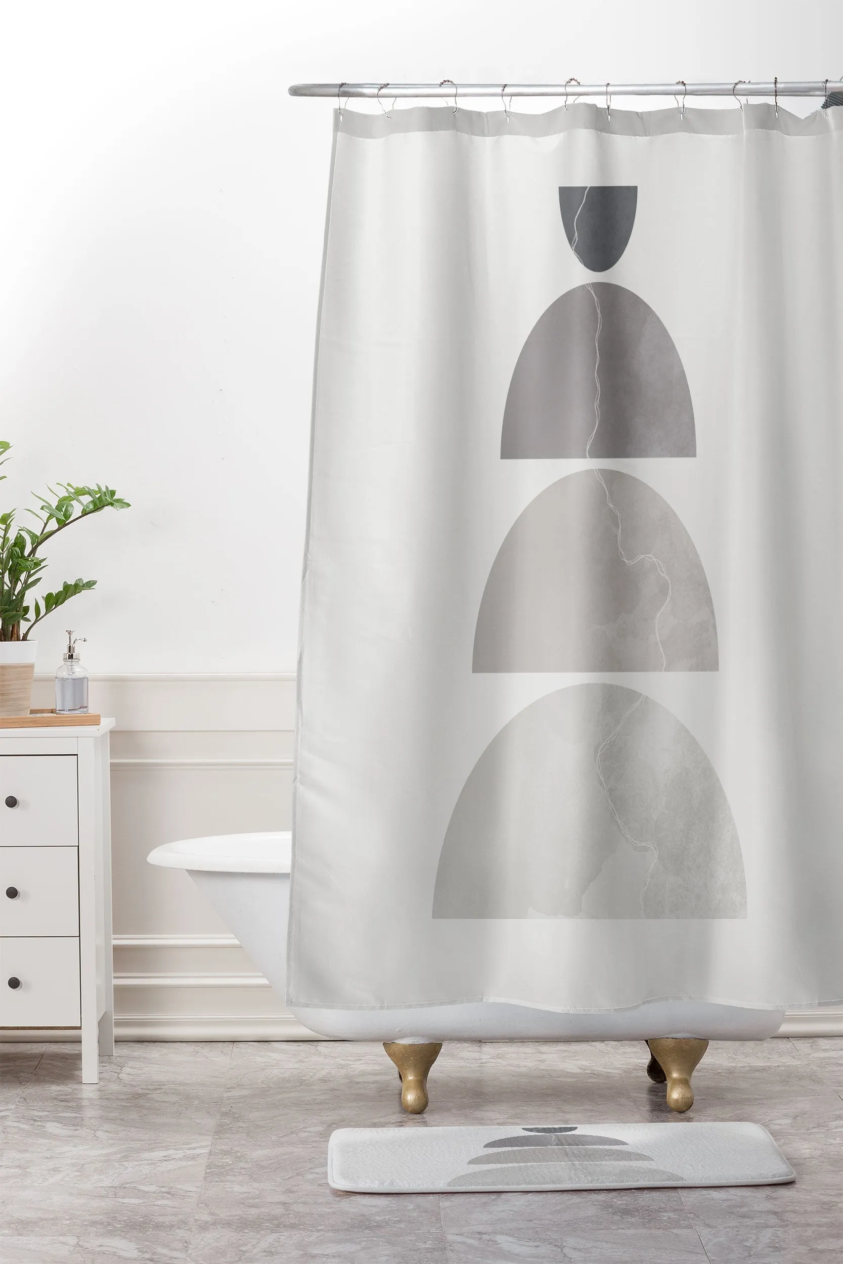 MONOCHROME BALANCE 1 MEMORY FOAM BATH MAT
