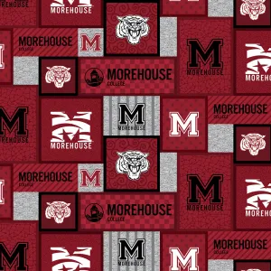 MOREHOUSE COLLEGE-College Patch Fleece-100% Polyester-MHC1177