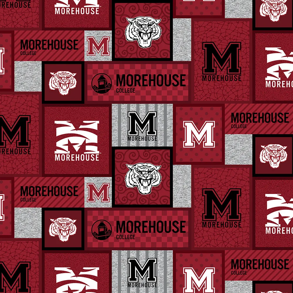 MOREHOUSE COLLEGE-College Patch Fleece-100% Polyester-MHC1177