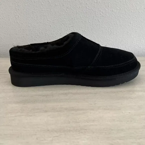 NIB Koolaburra by UGG 1115871 Men's Sz 7 Graisen Slippers BLACK