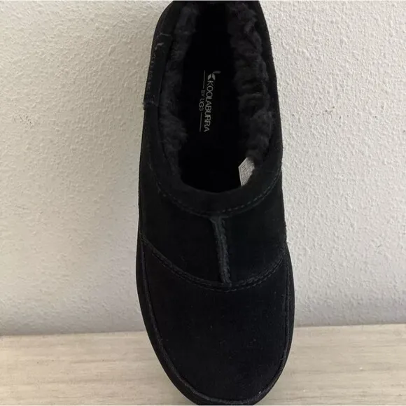 NIB Koolaburra by UGG 1115871 Men's Sz 7 Graisen Slippers BLACK