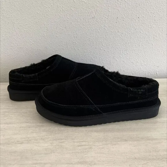 NIB Koolaburra by UGG 1115871 Men's Sz 7 Graisen Slippers BLACK