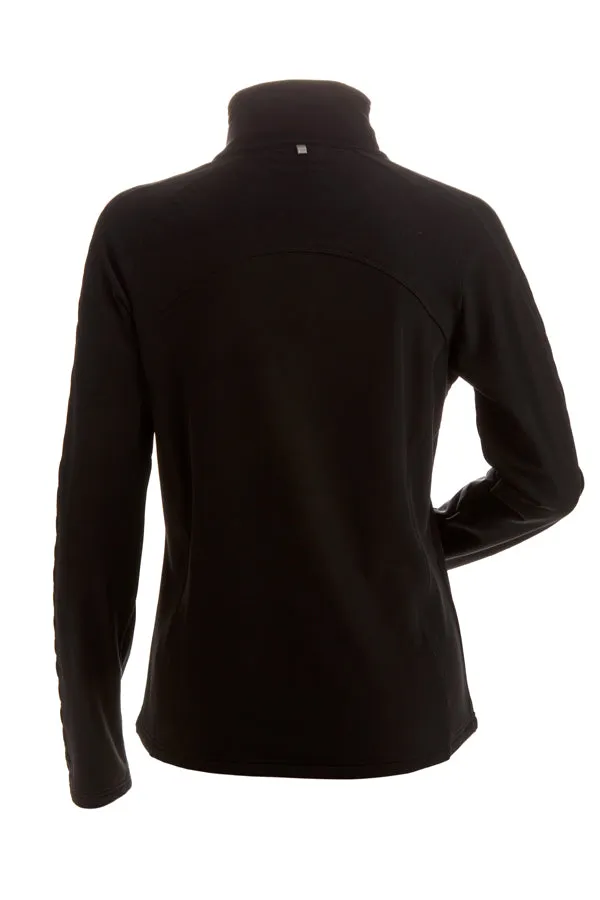 Nils Lisie T-Neck Fleece - Black