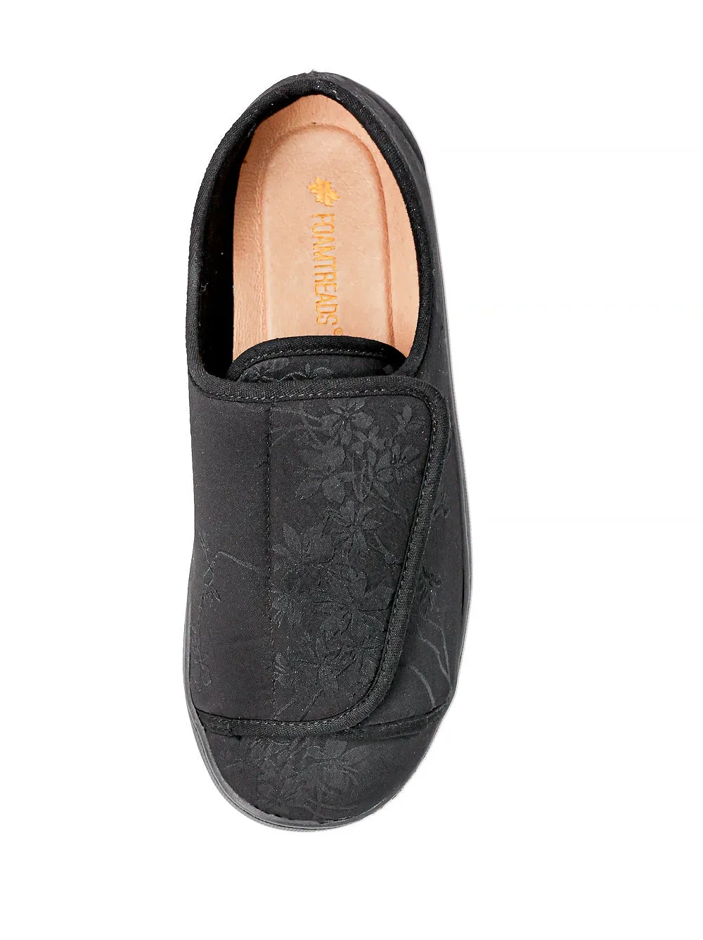 Nurse 2 Black Satin Women's Slipper