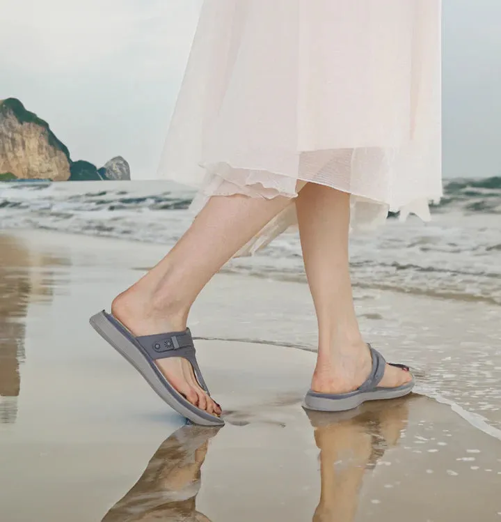 Orthopädische Flip Flops – OrthoDay Sintra - Schwarz
