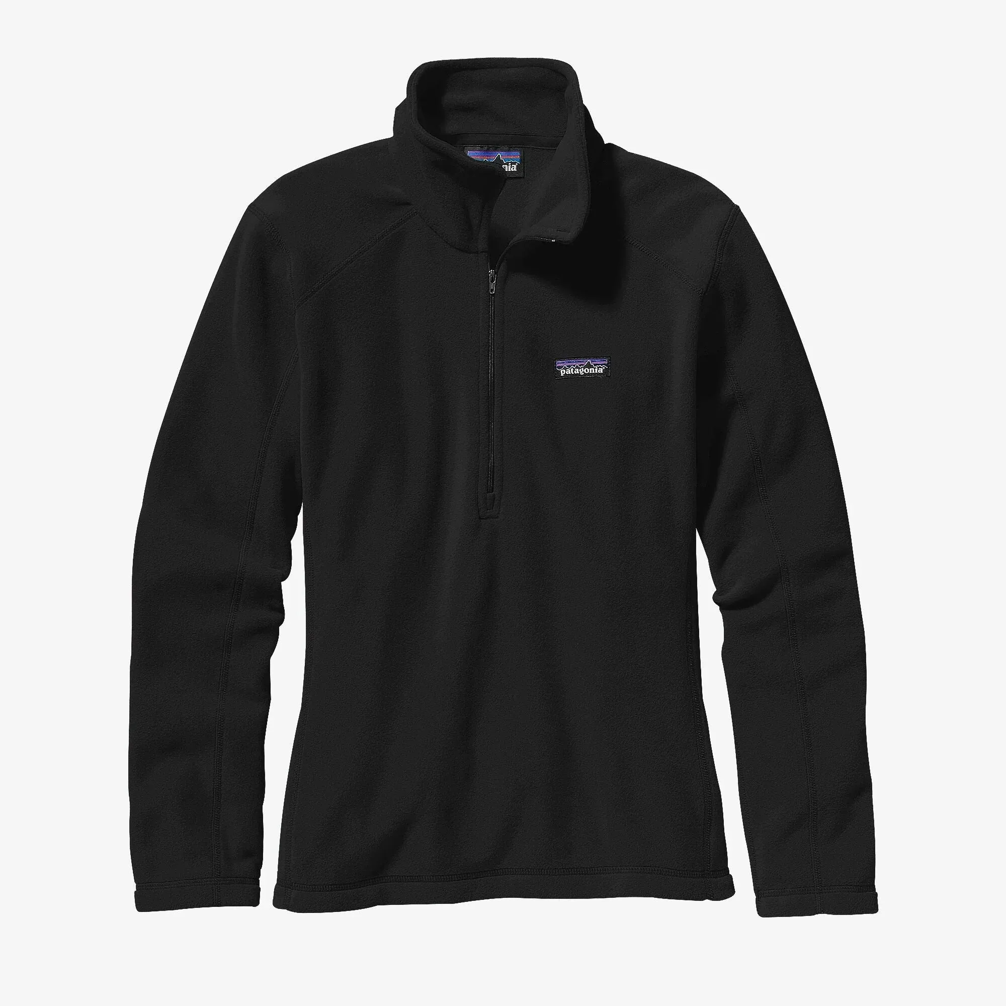 Patagonia Womens Micro D 1/4 Zip - Black
