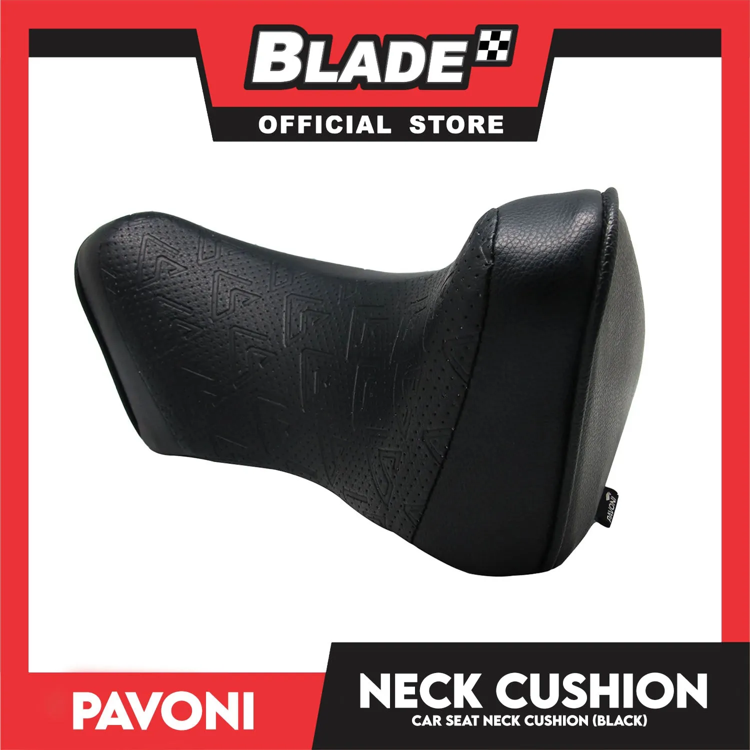 Pavoni Neck Cushion (Black)