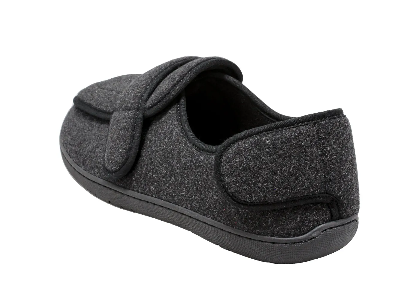 Physician M2 Black Wool Men's Slipper