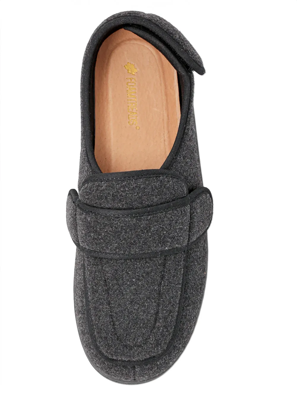 Physician M2 Black Wool Men's Slipper