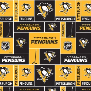 PITTSBURGH PENGUINS-Geometric Fleece-100% Polyester-012PEN