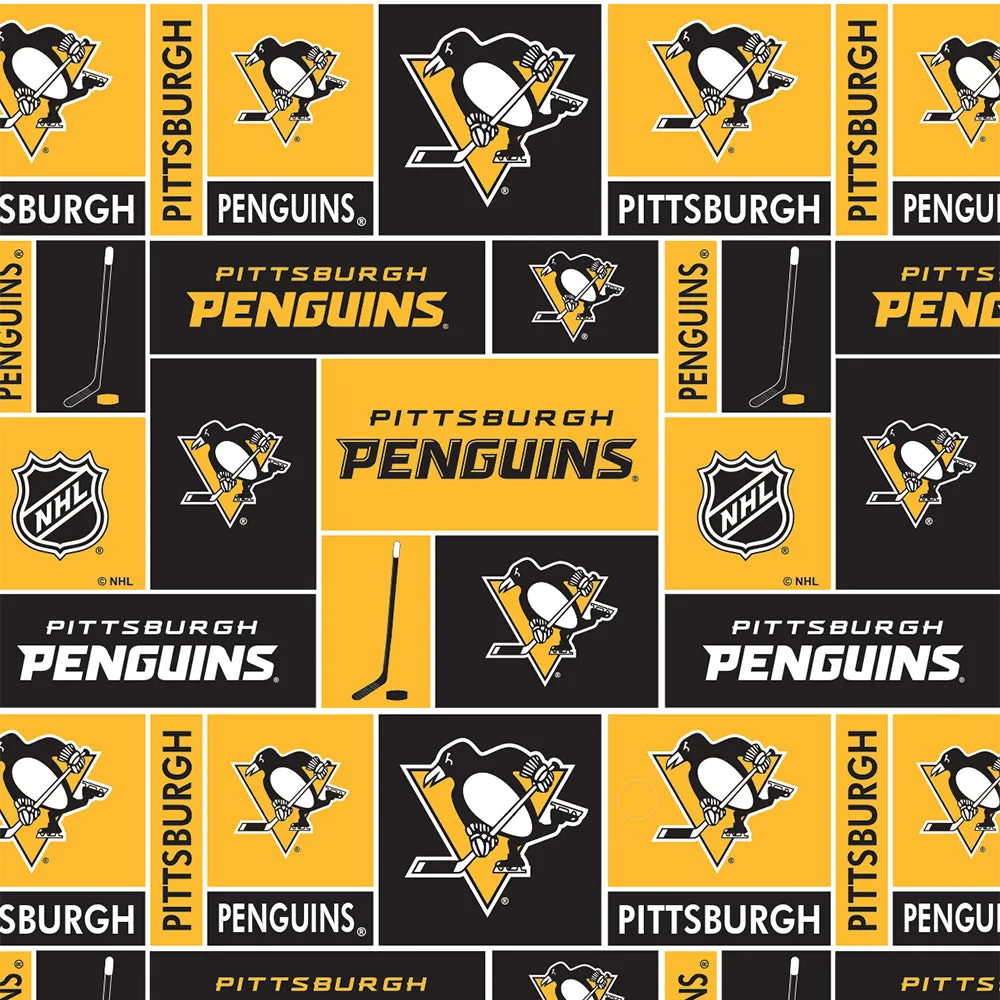 PITTSBURGH PENGUINS-Geometric Fleece-100% Polyester-012PEN