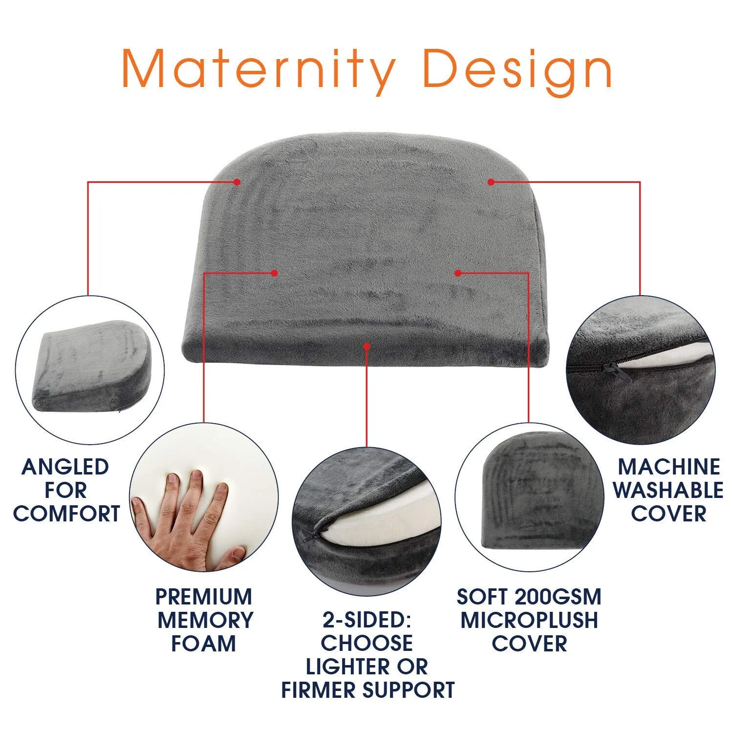 Pregnancy Wedge Pillow Memory