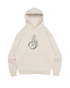 "Angel Of Death" Hoodie - (Bone)