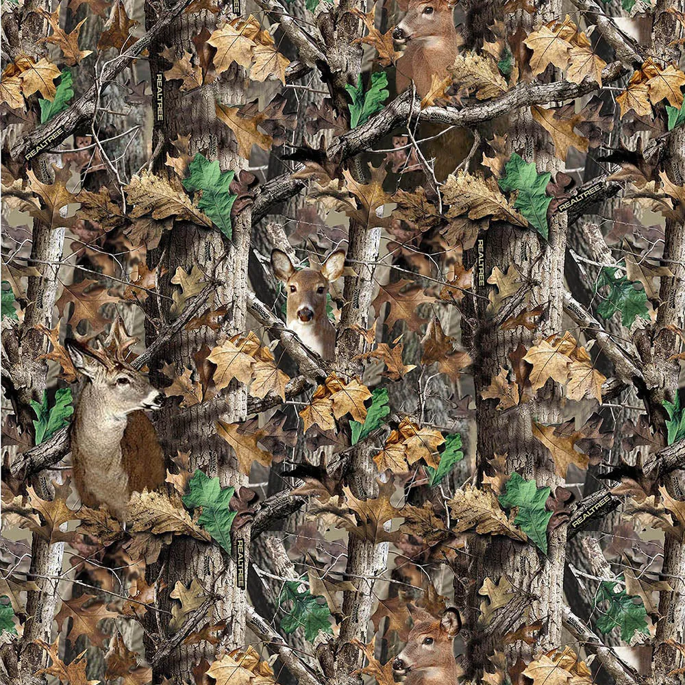 REALTREE DEER IN WOODS-1427 Fleece